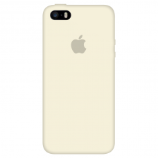 Силиконовый чехол Apple Silicone Case Antique White для iPhone 5/5s/SE