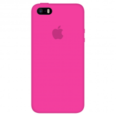 Силиконовый чехол Apple Silicone Case Barbie Pink для iPhone 5/5s/SE