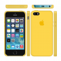 Силиконовый чехол Apple Silicone Case Canary Yellow для iPhone 5/5s/SE