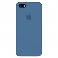 Силиконовый чехол Apple Silicone Case Denim Blue для iPhone 5/5s/SE