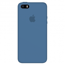 Силиконовый чехол Apple Silicone Case Denim Blue для iPhone 5/5s/SE