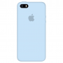 Силиконовый чехол Apple Silicone Case Sky Blue для iPhone 5/5s/SE