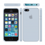 Силиконовый чехол Apple Silicone Case Mist Blue для iPhone 5/5s/SE