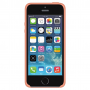 Силиконовый чехол Apple Silicone Case Peach для iPhone 5/5s/SE