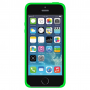Силиконовый чехол Apple Silicone Case Uran Green для iPhone 5/5s/SE