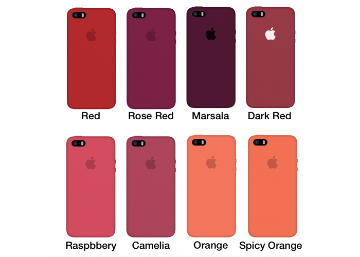 Силиконовый чехол Apple Silicone Case Ultra Peach для iPhone 5/5s/SE