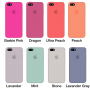 Силиконовый чехол Apple Silicone Case Lilac для iPhone 5/5s/SE