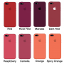 Силиконовый чехол Apple Silicone Case Red Raspbbery для iPhone 5/5s/SE