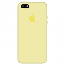 Силиконовый чехол Apple Silicone Case Mellow Yellow для iPhone 5/5s/SE