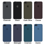 Силиконовый чехол Apple Silicone Case Dark Red для iPhone 5/5s/SE