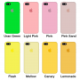 Силиконовый чехол Apple Silicone Case Canary Yellow для iPhone 5/5s/SE