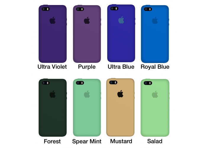Силиконовый чехол Apple Silicone Case Barbie Pink для iPhone 5/5s/SE