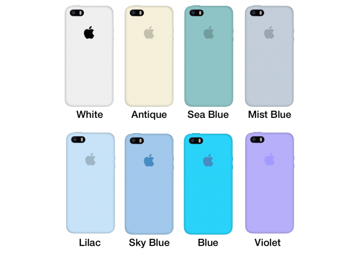 Силиконовый чехол Apple Silicone Case Barbie Pink для iPhone 5/5s/SE
