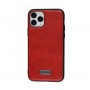 Чехол для iPhone 11 Pro Sulada Leather красный