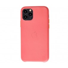 Чехол Leather Classic "Peony Pink" для iPhone 11 Pro