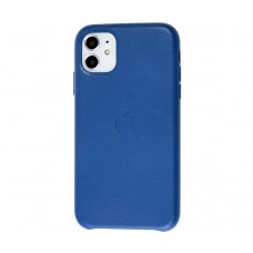 Чехол Leather Classic "Cobalt Blue" для iPhone 11