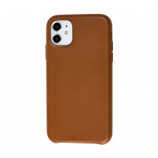 Чехол Leather Classic "Brown" для iPhone 11