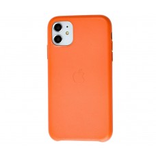 Чехол Leather Classic "Orange" для iPhone 11
