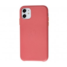 Чехол Leather Classic "Peony Pink" для iPhone 11