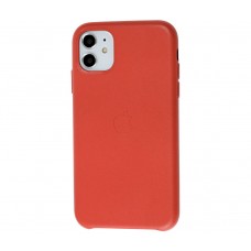 Чехол Leather Classic "Red" для iPhone 11