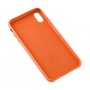 Чехол Leather Classic "Orange" для iPhone X/Xs