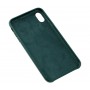 Чехол Leather Classic "Forest Green" для iPhone X/Xs