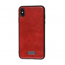 Чехол Sulada Leather для iPhone Xs Max красный