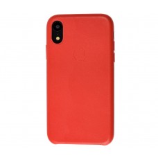 Чехол Leather Classic "Red" для iPhone Xr