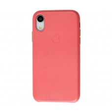 Чехол Leather Classic "Peony Pink" для iPhone Xr