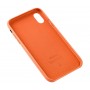 Чехол Leather Classic "Orange" для iPhone Xr