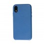 Чехол Leather Classic "Star Blue" для iPhone Xr