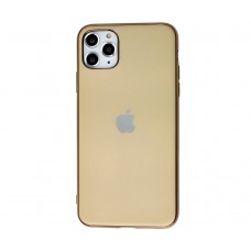 Силиконовый чехол Silicone case Матовый Бежевый для  iPhone 11 Pro Max