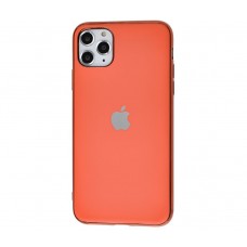 Силиконовый чехол Silicone case Матовый Кораловый для  iPhone 11 Pro Max
