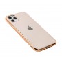 Силиконовый чехол Silicone case Матовый Розово-золотистый для  iPhone 11 Pro Max