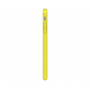 Тонкий чехол-накладка для iPhone 6/6s с вырезом под яблоко Желтый