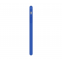 Тонкий чехол-накладка для iPhone 6/6s с вырезом под яблоко Синий