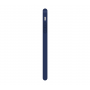 Тонкий чехол-накладка для iPhone 6/6s с вырезом под яблоко Темно-синий