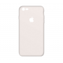Тонкий чехол-накладка для iPhone 7/8 с вырезом под яблоко Белый