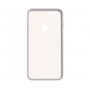 Тонкий чехол-накладка для iPhone 7/8 с вырезом под яблоко Белый