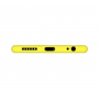 Тонкий чехол-накладка для iPhone 7/8 с вырезом под яблоко Желтый