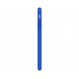 Тонкий чехол-накладка для iPhone 7/8 с вырезом под яблоко Синий