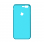 Тонкий чехол-накладка для iPhone 7 Plus /8 Plus с вырезом под яблоко Бирюзовый