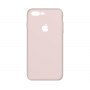 Тонкий чехол-накладка для iPhone 7 Plus /8 Plus с вырезом под яблоко Розовый