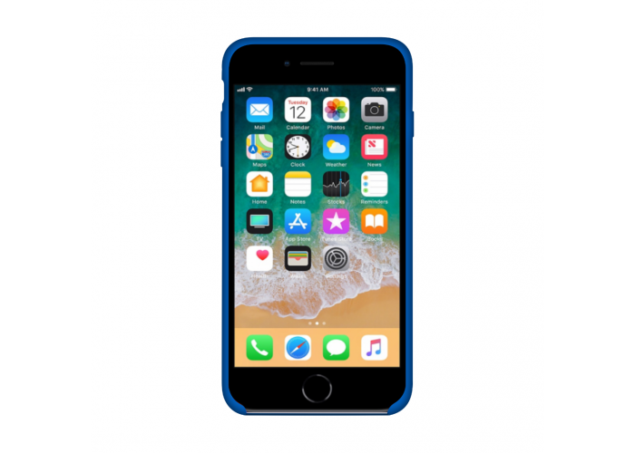 Силиконовый чехол Apple Silicone Royal Blue для iPhone 6/6s (копия)