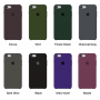 Силиконовый чехол Apple Silicone Case Uran Green для iPhone 6/6s (копия)