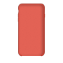 Силиконовый чехол Apple Silicone case Spicy Orange для iPhone 6/6s (копия)