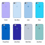 Силиконовый чехол Apple Silicone case Sky Blue для iPhone 6 /6s  (копия)