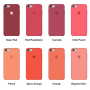 Силиконовый чехол Apple Silicone case Red Raspbery для iPhone 6/6s (копия)