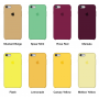 Силиконовый чехол Apple Silicone case Mist Blue для iPhone 6  /6s (копия)