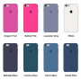 Силиконовый чехол Apple Silicone case Mist Blue для iPhone 6  /6s (копия)